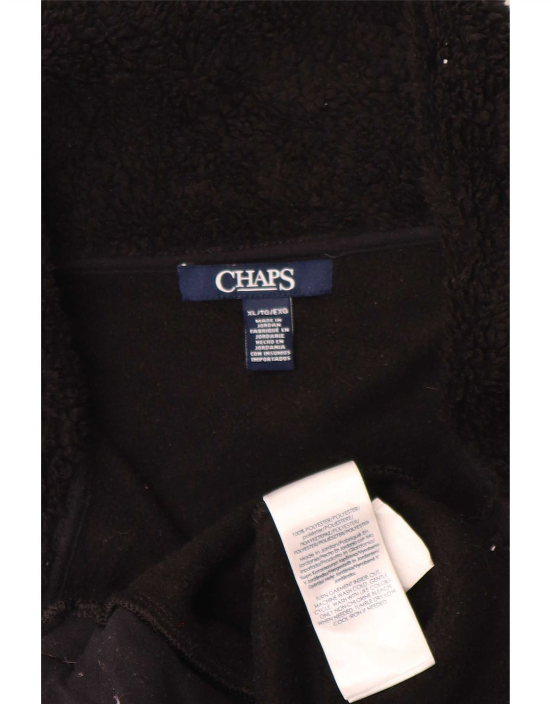 Женский флисовый жилет Chaps UK 18 XL, черный полиэстер