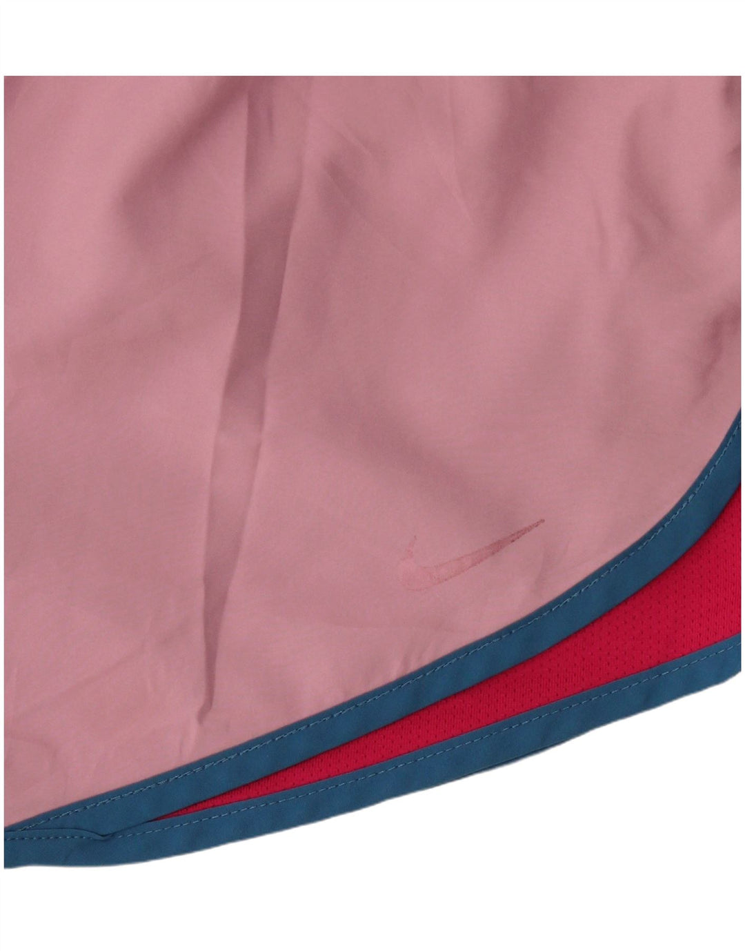 Женские спортивные шорты Nike Dri Fit UK 12, полиэстер с цветными блоками, средний розовый цвет