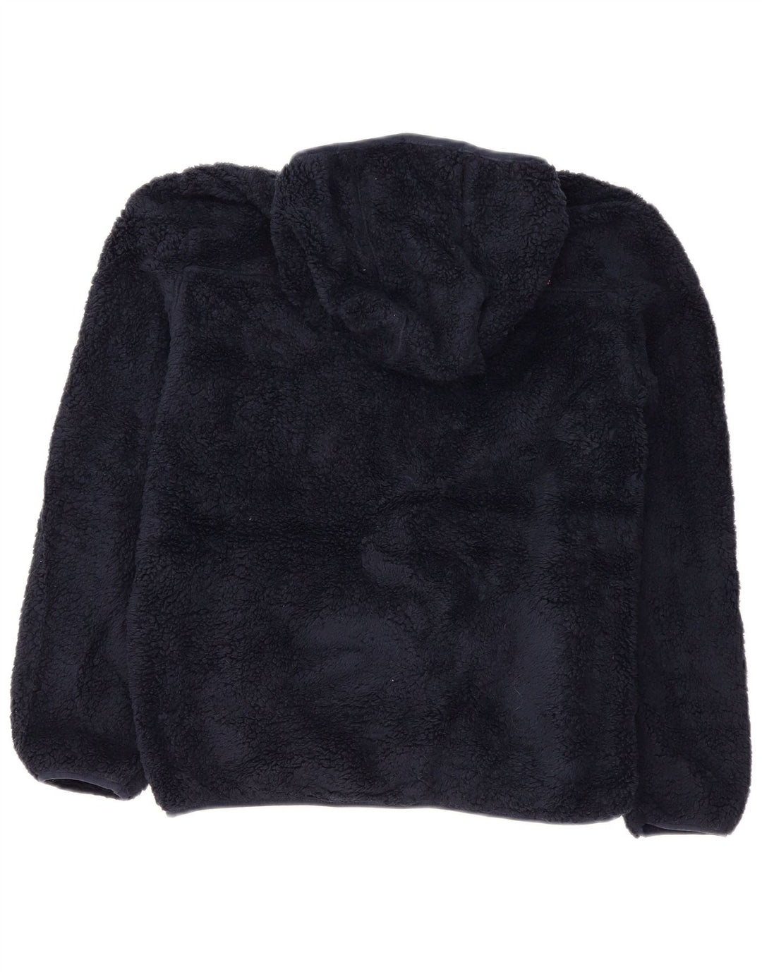 Флисовая куртка EDDIE BAUER для мальчиков с капюшоном 15–16 лет, темно-синий полиэстер, размер XL