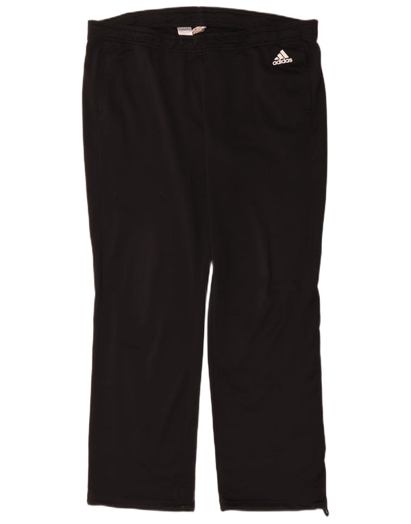 Мужские спортивные брюки Adidas XL черные из полиэстера