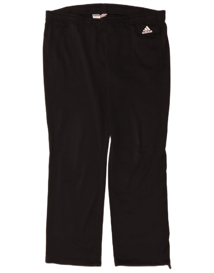 Мужские спортивные брюки Adidas XL черные из полиэстера