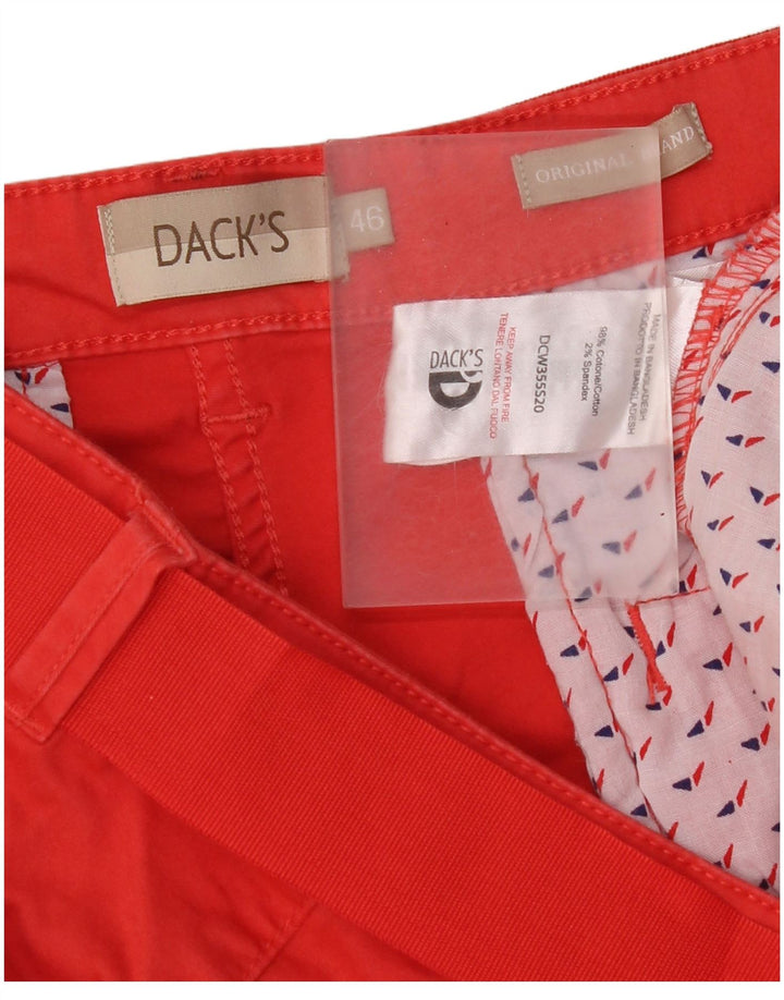 Женские шорты чинос стандартного кроя Dack's IT 46, большие W34, красный хлопок