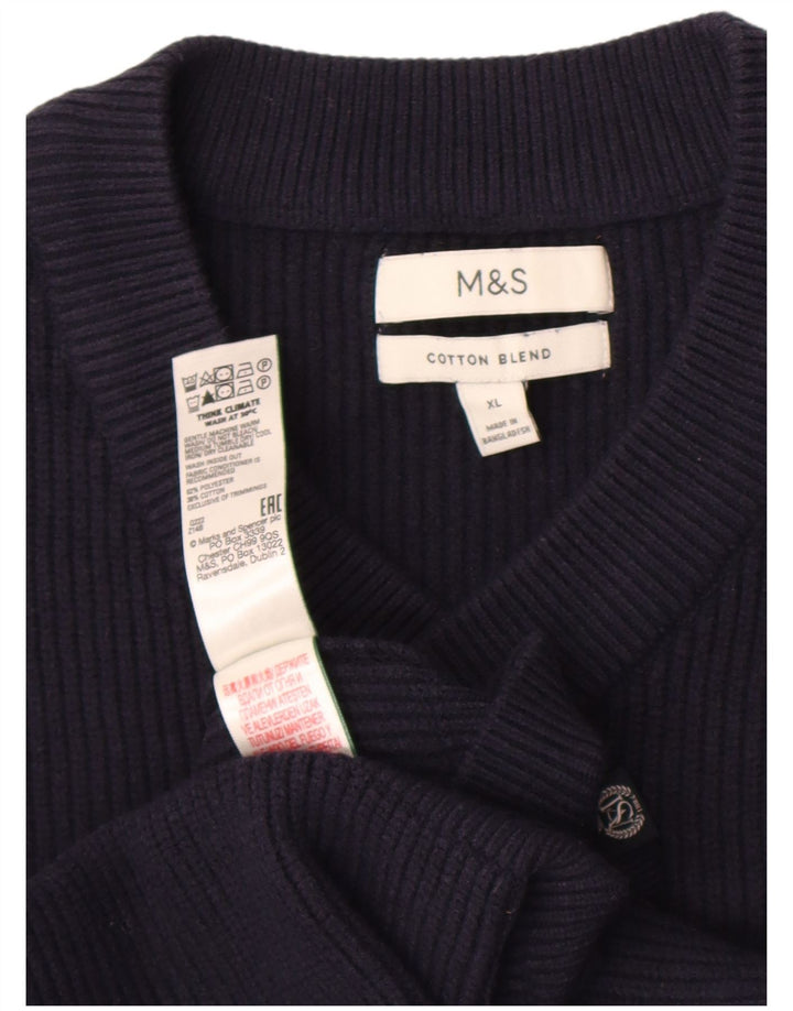 Мужская майка Marks & Spencer XL темно-синяя из полиэстера