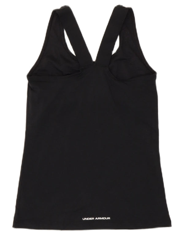 Женский жилет Under Armour Heat Gear Top UK 8, маленький черный полиэстер