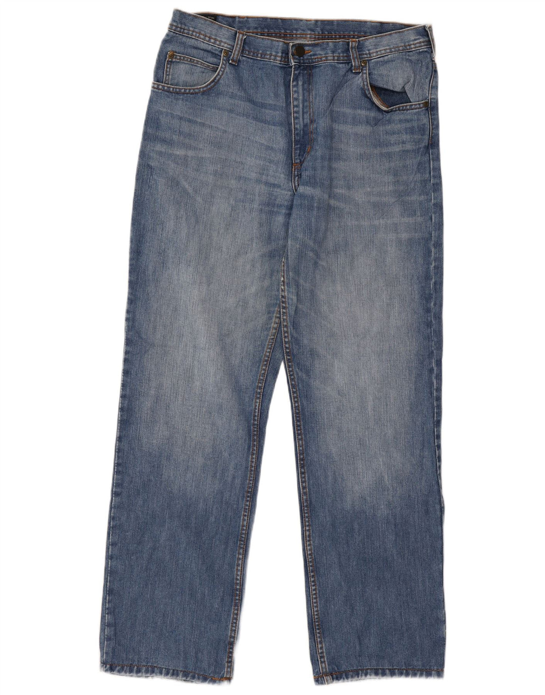 Мужские прямые джинсы Lee Brooklyn W36 L31, синий хлопок