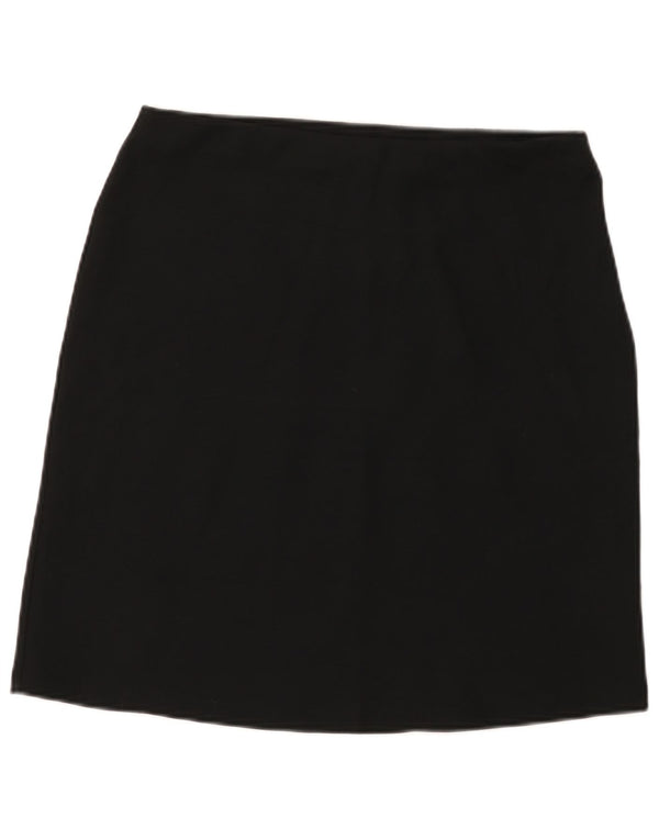 Женская мини-юбка Marks & Spencer UK 12 Medium W32 Черная вискоза