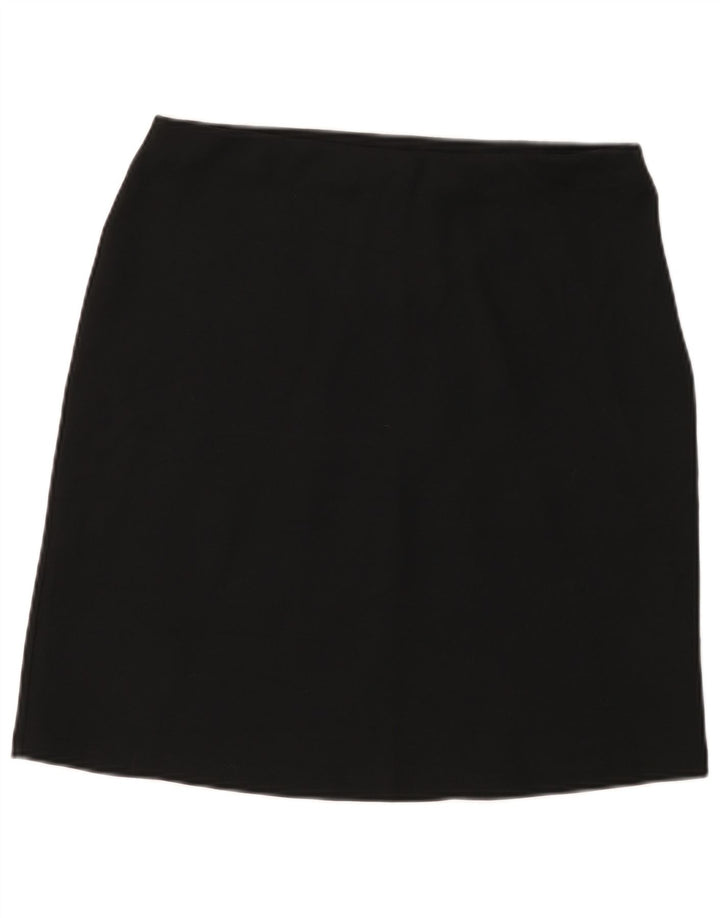 Женская мини-юбка Marks & Spencer UK 12 Medium W32 Черная вискоза