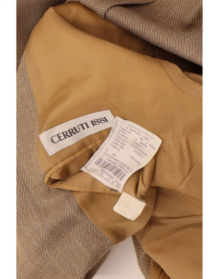Мужской пиджак Cerruti 1881 на 3 пуговицах IT 54 2XL Бежевый Шерстяной