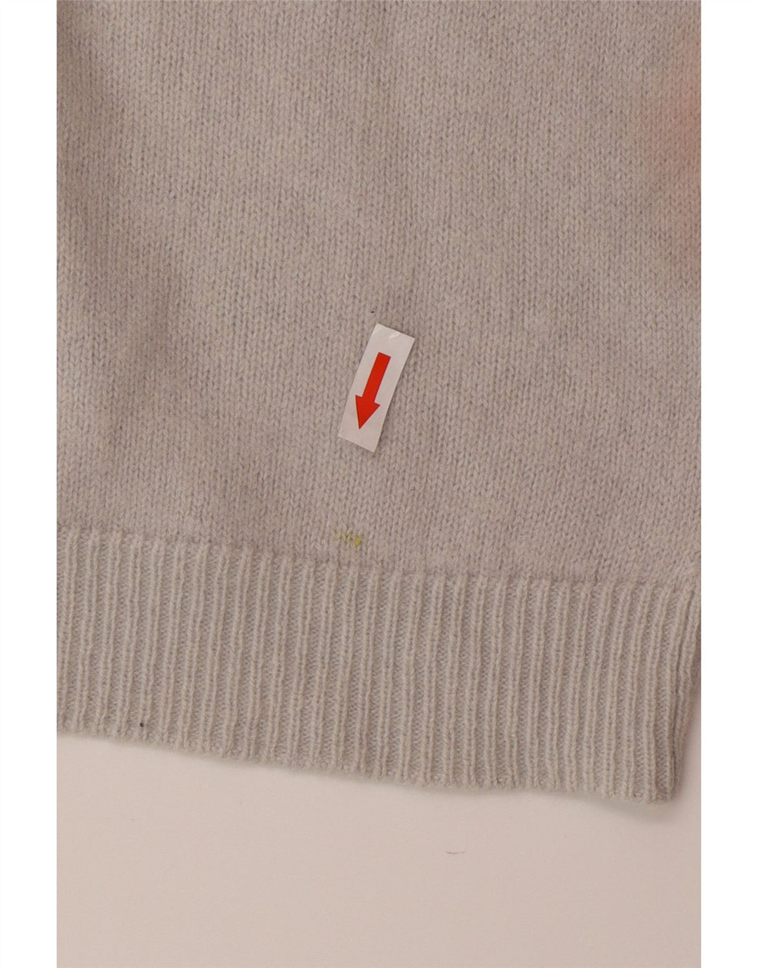 Женский джемпер с v-образным вырезом Massimo Dutti UK 12, средний серый