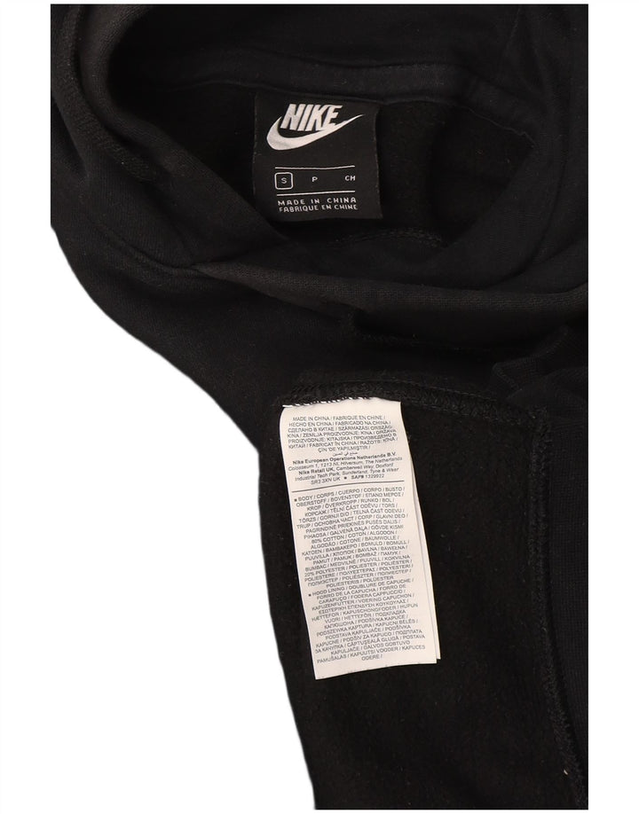 Мужской джемпер с капюшоном Nike, маленький черный, хлопок