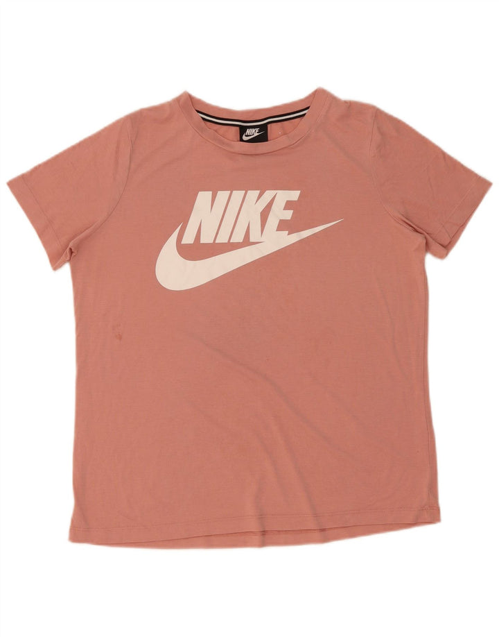 Женская футболка с рисунком Nike Top UK 14, средний розовый