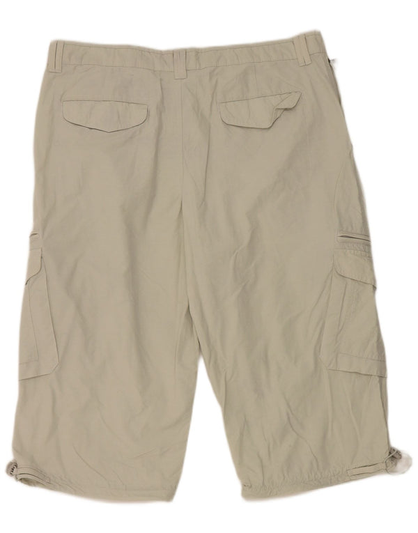 Мужские шорты-бермуды Marks & Spencer W38 XL, бежевые, хлопок