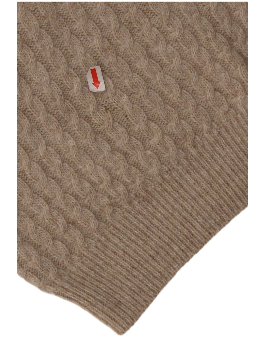 СТ. ANDREWS Женский кардиган-свитер UK 18 XL Бежевый Ангора