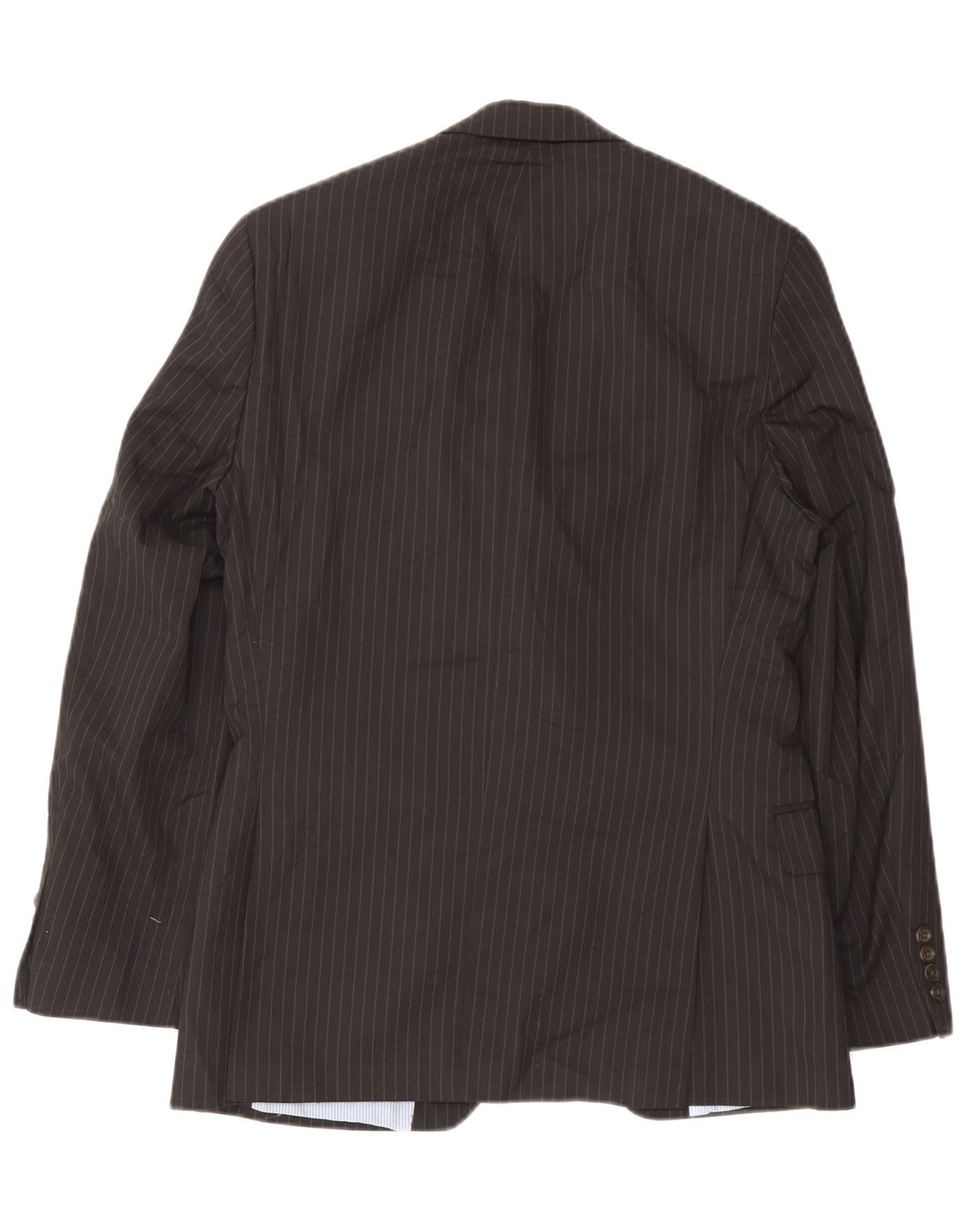 Мужской приталенный пиджак Chaps с 2 пуговицами, Великобритания 40, большая черная полоска