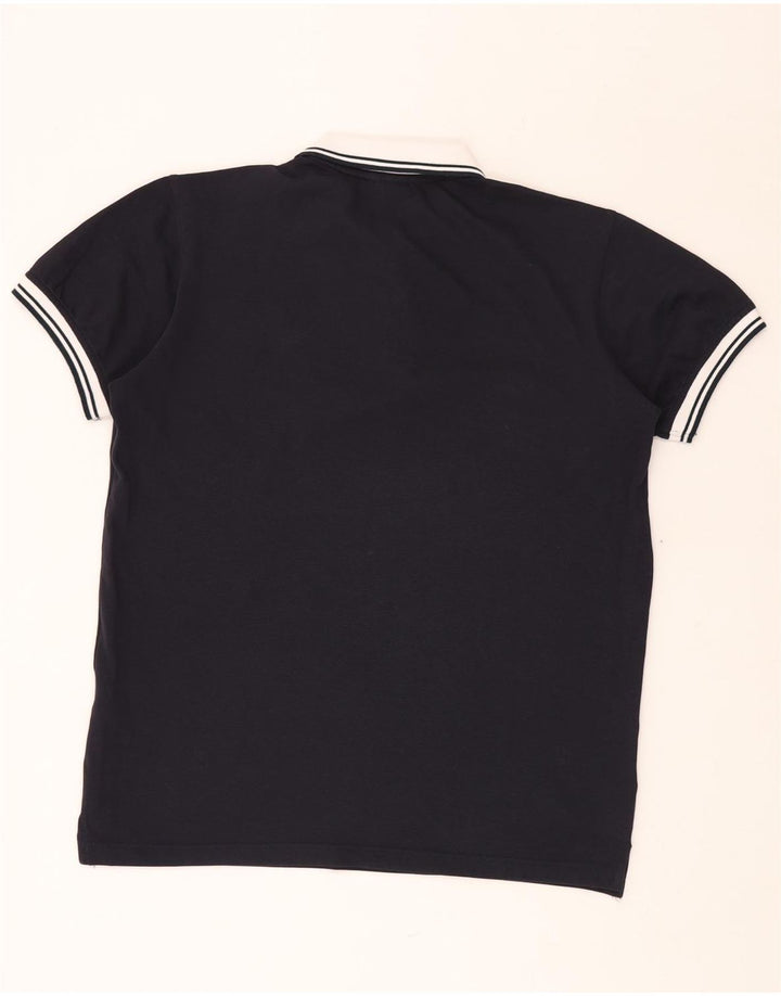 Мужская рубашка-поло SERGIO TACCHINI XL, темно-синяя, хлопок