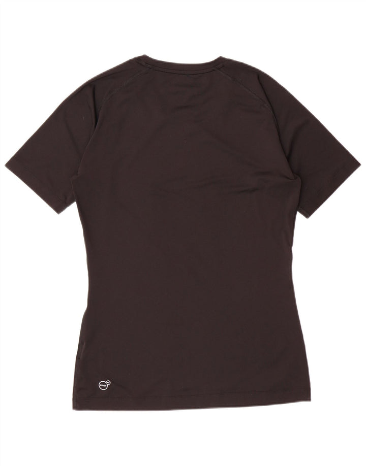 PUMA Womens T-Shirt Top UK 14 Large Black