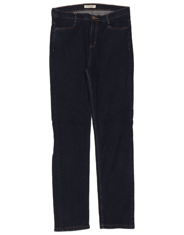 Женские прямые джинсы Marks & Spencer UK 14, большие W32 L32, темно-синие, хлопковые