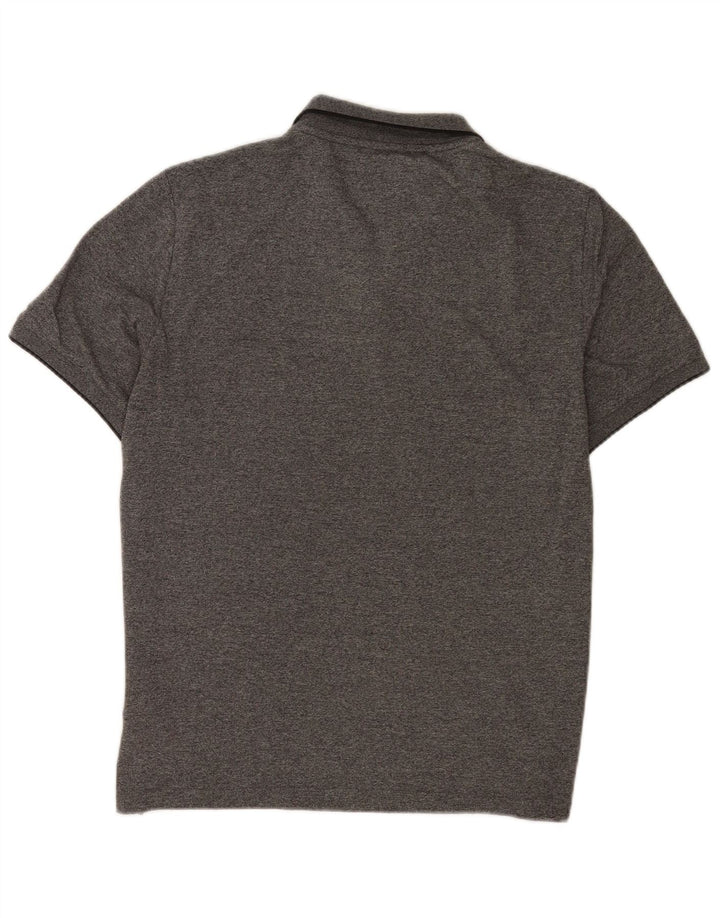 Superdry Mens Polo Shirt 2XL Grey Flecked Cotton