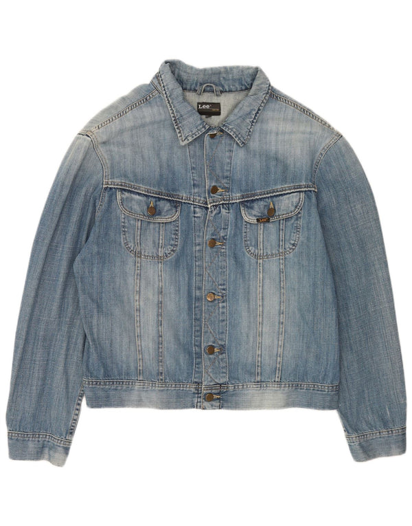 Мужская джинсовая куртка Lee UK 44 2XL, синяя, хлопок