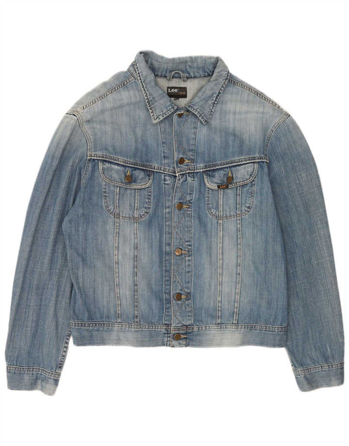 Мужская джинсовая куртка Lee UK 44 2XL, синяя, хлопок