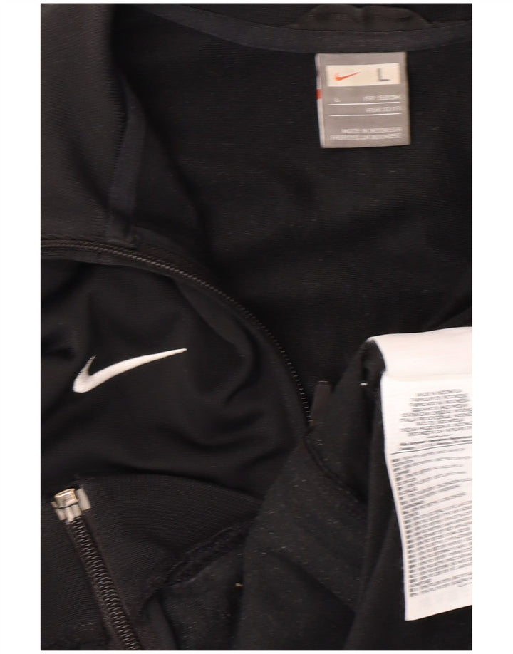 Спортивный костюм NIKE для мальчиков Inter Milan, куртка 12–13 лет, черный полиэстер