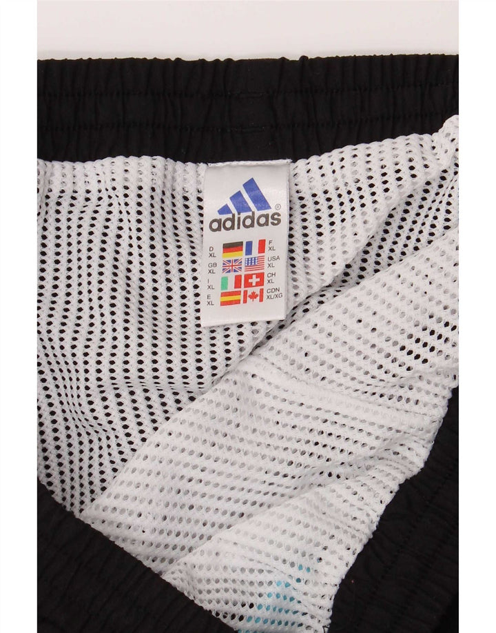 Мужские шорты для плавания Adidas XL, черные, полиэстер с цветными блоками