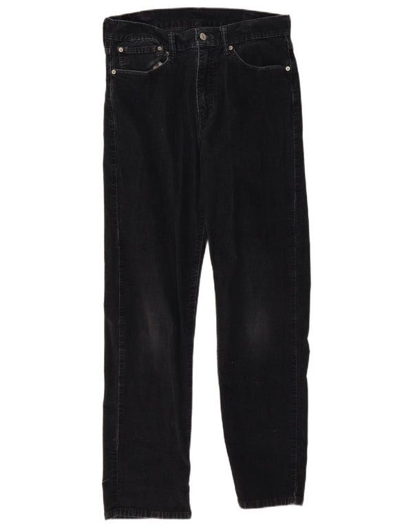 Мужские прямые вельветовые брюки LEVI'S 751 W34 L32 Темно-синие, хлопок