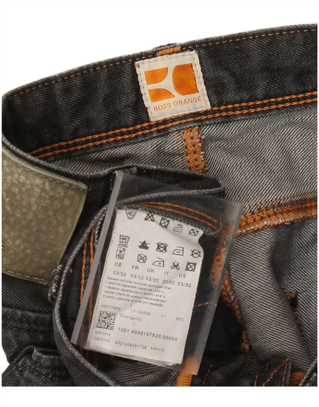 Женские прямые джинсы HUGO BOSS W33 L32 Серые, хлопок