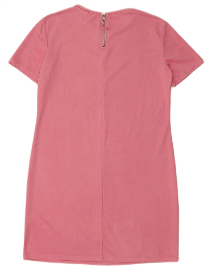 Женское платье прямого кроя Zara UK 14, средний розовый