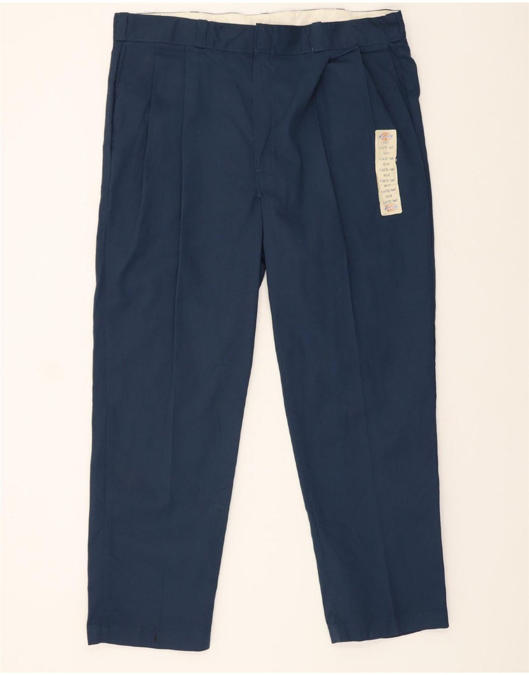 DICKIES Mens Pegged Chino Trousers W42 L30 Navy Blue Polyester Vintage Dickies and Second-Hand Dickies from Messina Hembry 