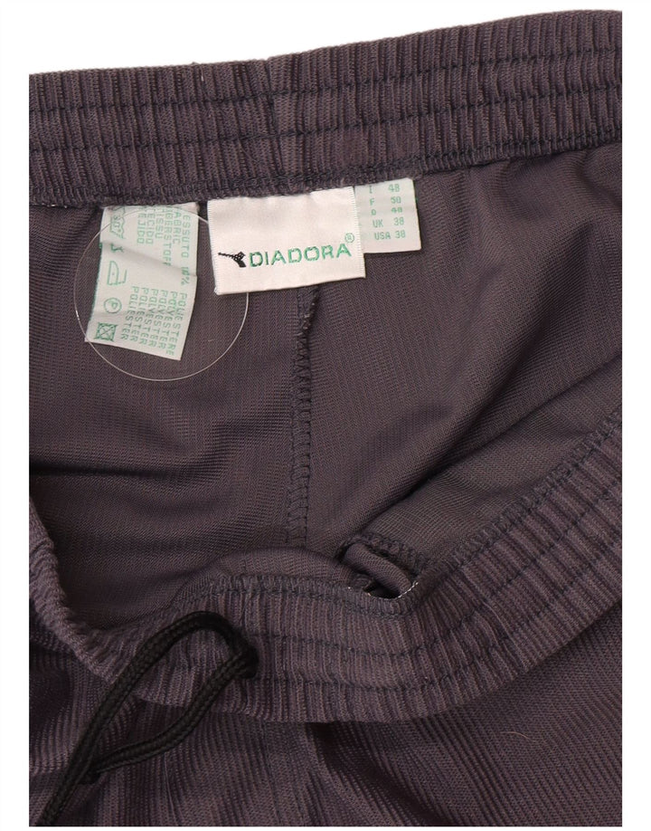 Мужские спортивные брюки Diadora XL серые из полиэстера