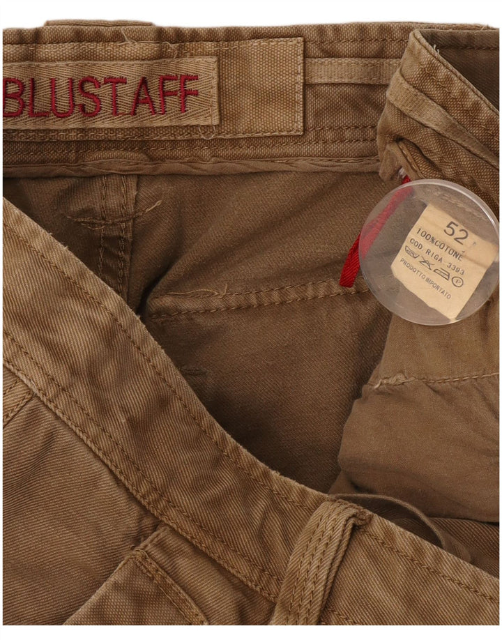 Мужские прямые брюки карго Blustaff IT 52 XL W38 L34 Бежевые, хлопок
