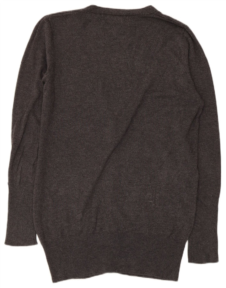 Женский кардиган Zara UK 14, большой серый вискоза