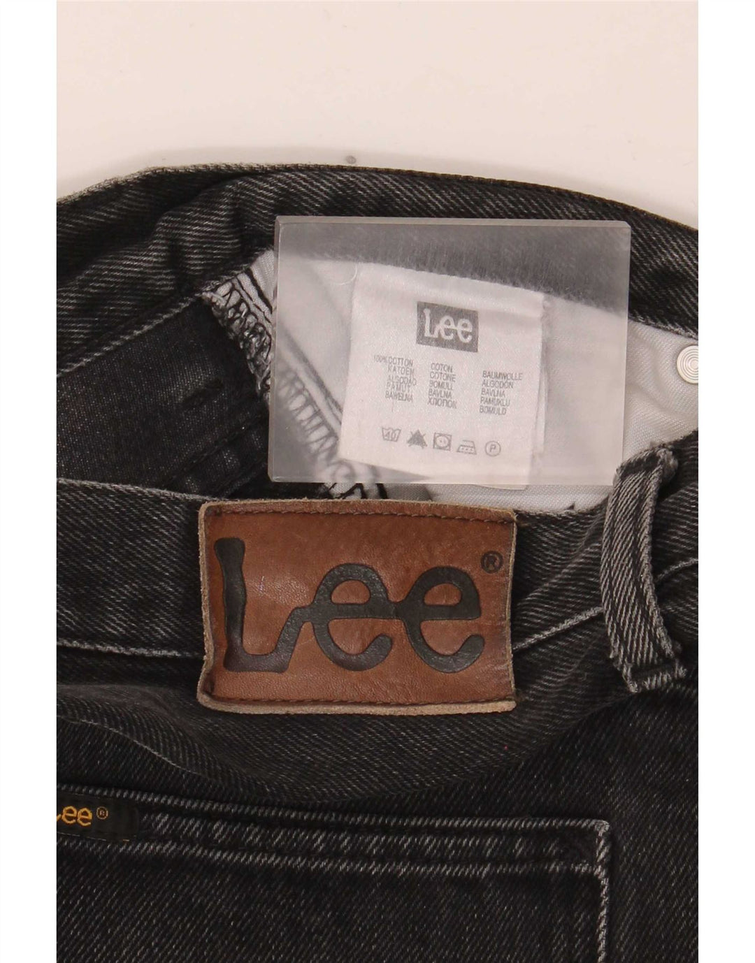 Мужские прямые джинсы Lee Brooklyn W36 L34, черный хлопок