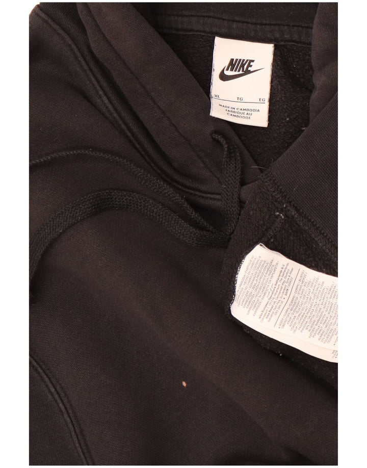 Мужская толстовка с капюшоном Nike XL, черный хлопок