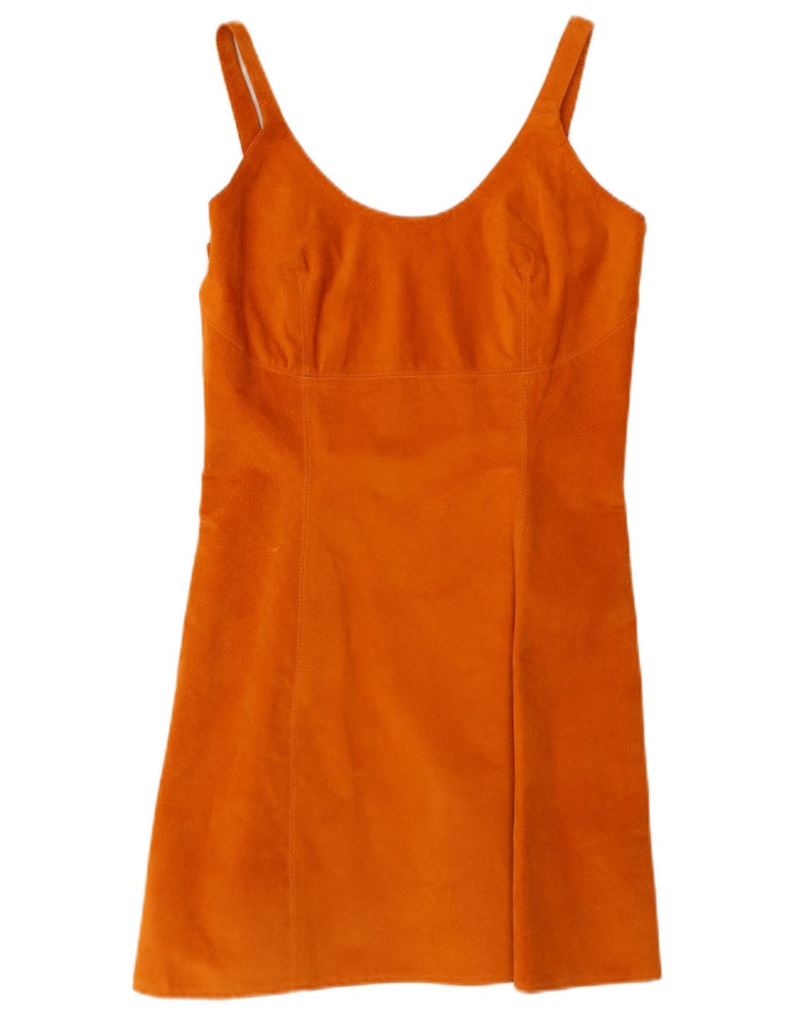 Женское замшевое платье Conbipel IT 42 Medium Orange Leather
