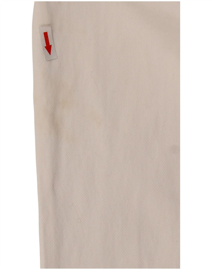 Женский джинсовый комбинезон Zara UK 14, большой размер, белый хлопок