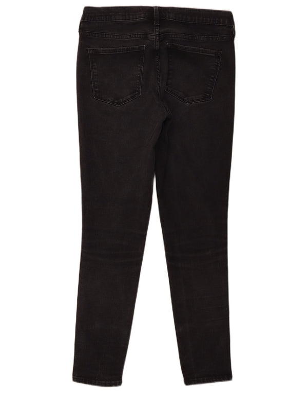 Женские джинсы скинни Gap W28 L26, черный хлопок