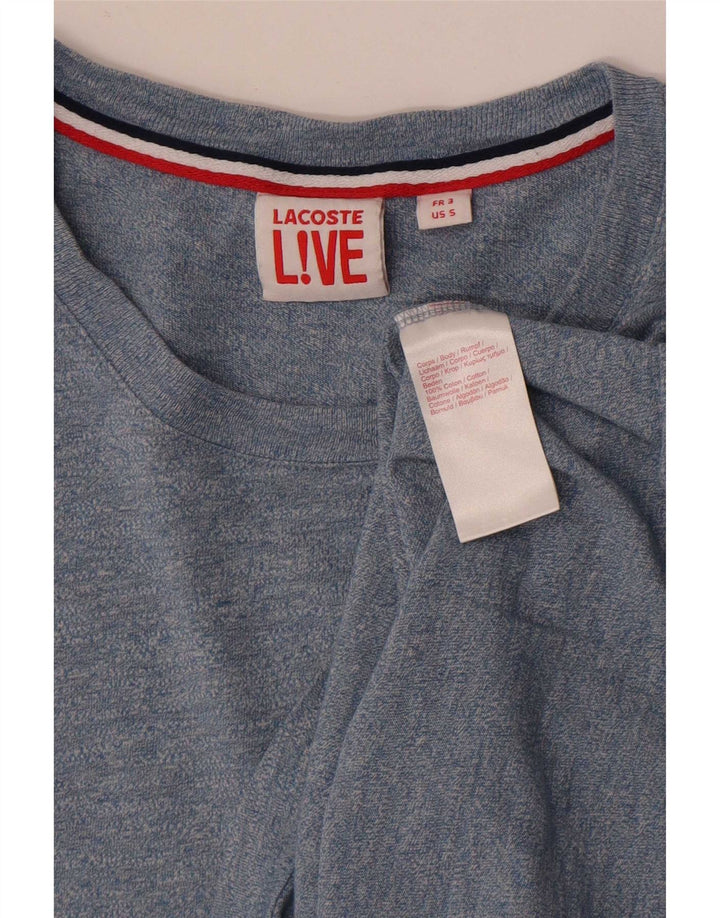 Мужская футболка Lacoste, размер 3, маленькая, синяя
