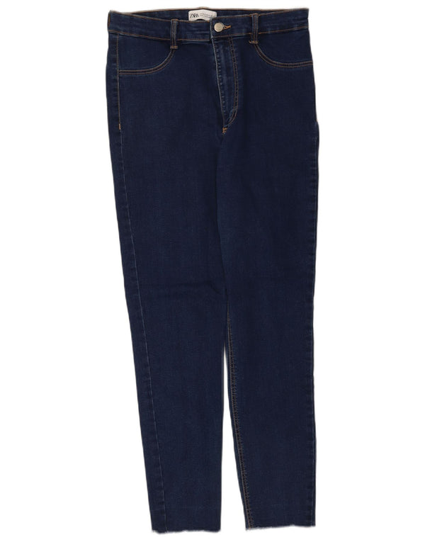 Женские джинсы скинни Zara EU 42, большие W32 L26, темно-синие