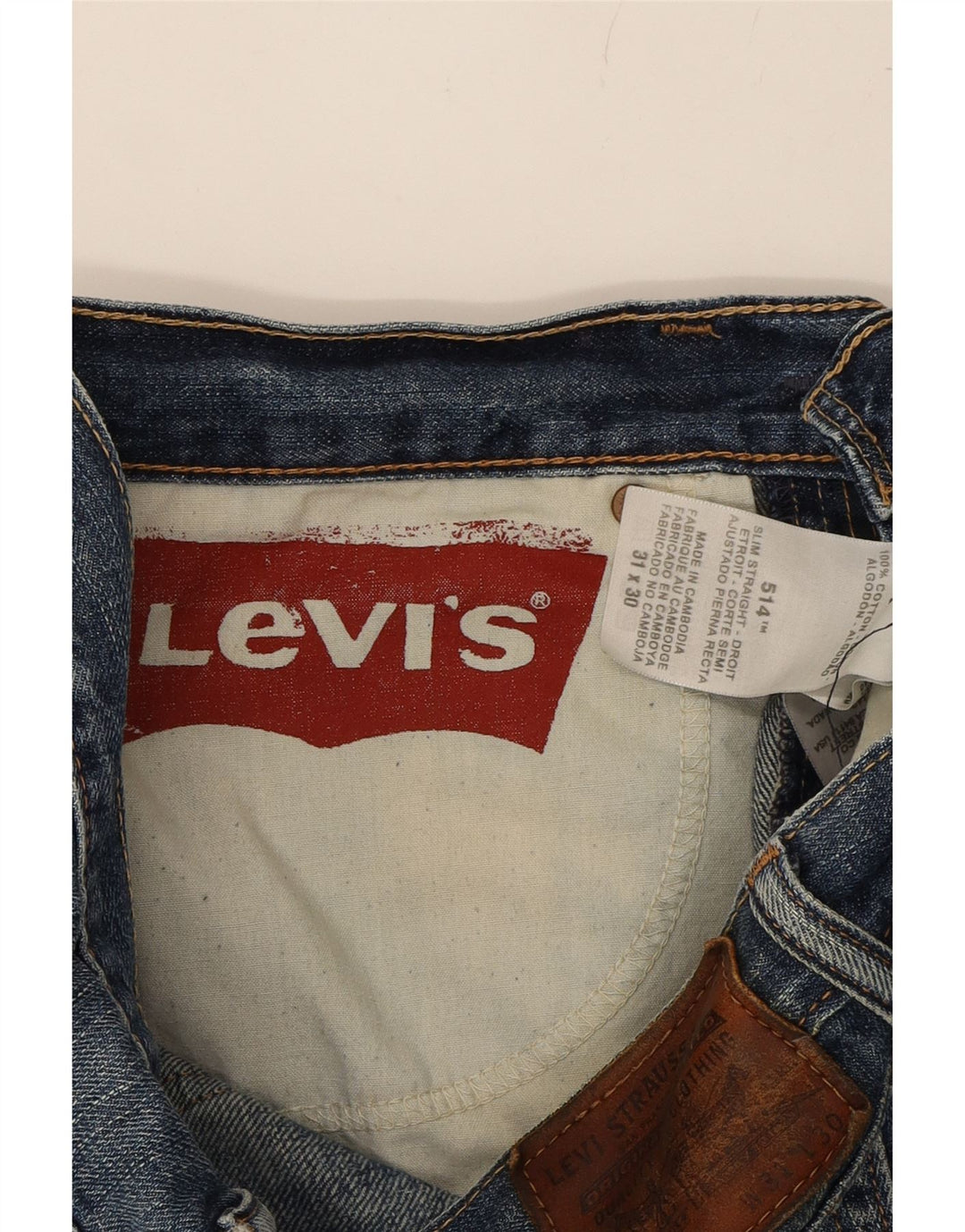 LEVI'S Mens Denim Shorts W31 Medium  Blue Cotton Vintage Levi's and Second-Hand Levi's from Messina Hembry 