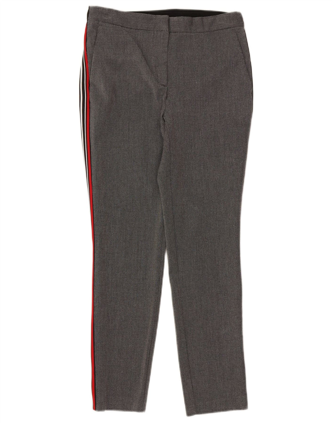 Женские узкие брюки чинос Zara Medium W28 L28 Серые