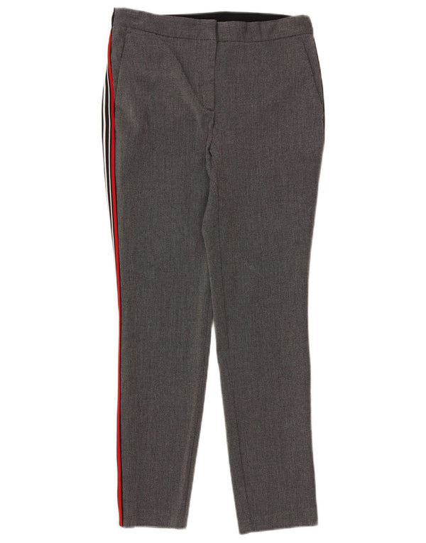 Женские узкие брюки чинос Zara Medium W28 L28 Серые