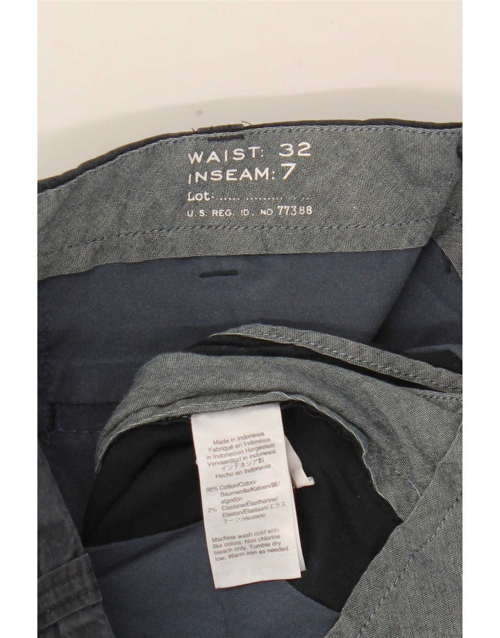 Мужские шорты чинос J. Crew W32, средний темно-синий, хлопок
