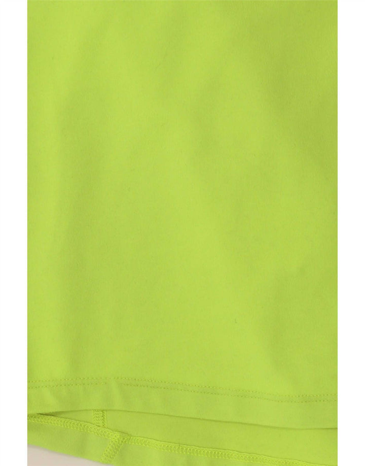 Мужской пуловер с воротником на молнии Nike Dri Fit 2XL, зеленый полиэстер