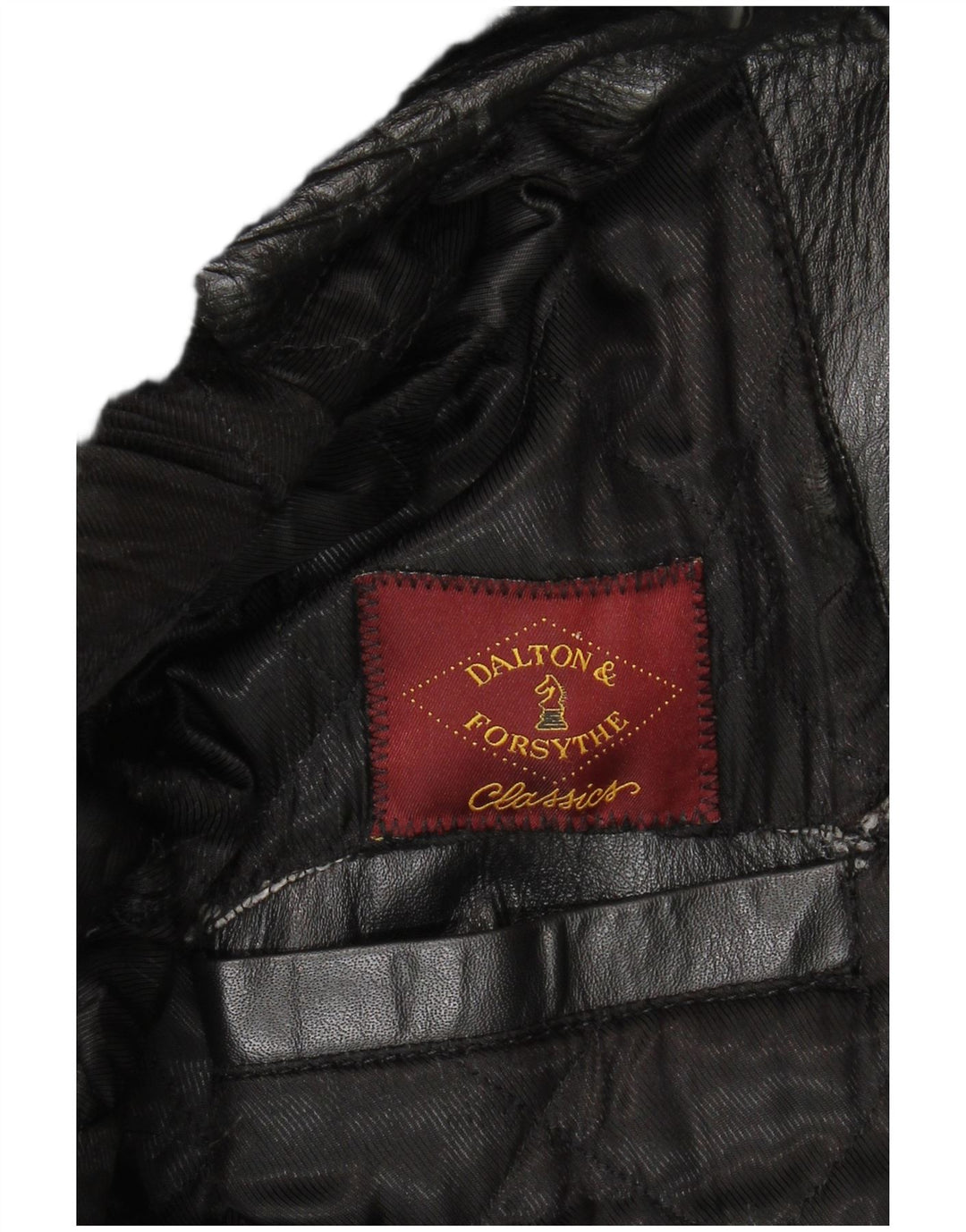 Классическая мужская кожаная куртка UK 40, большая черная