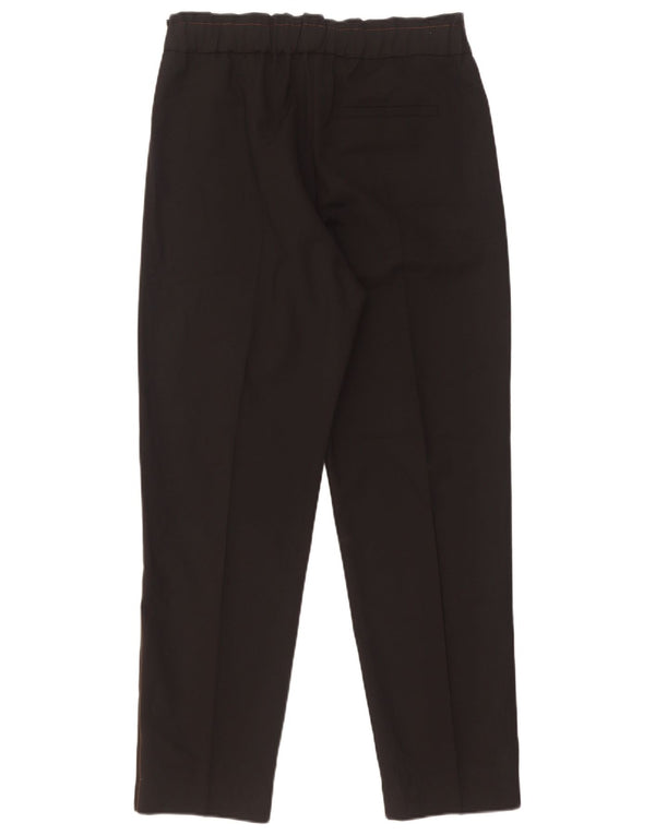 Женские зауженные брюки-чиносы Reiss UK 8, маленькие W30 L28, черная шерсть