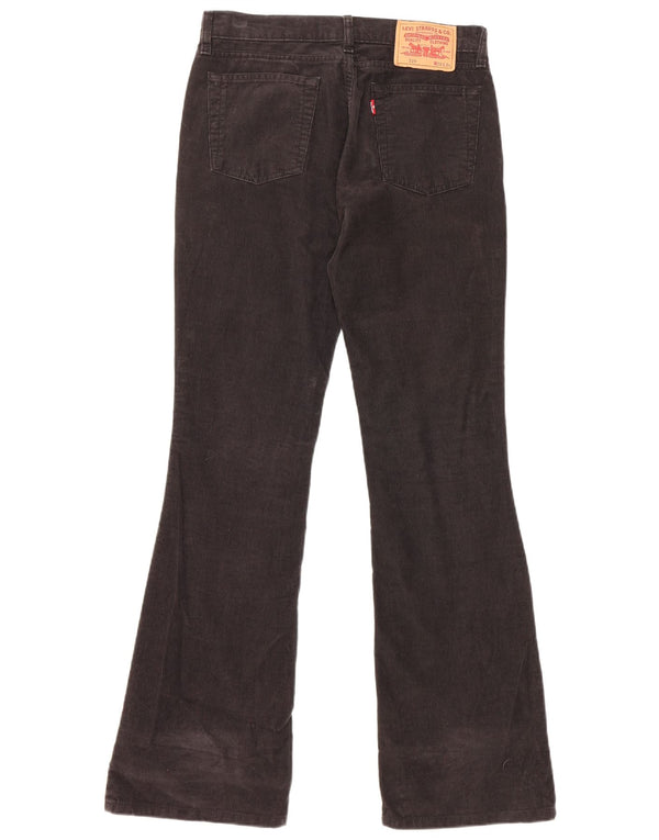 Женские вельветовые брюки-клеш Levi's 529 W28 L34, коричневые, хлопковые