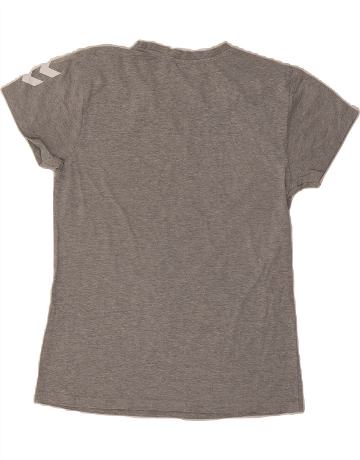 HUMMEL Mens T-Shirt Top Medium Grey Cotton Vintage Hummel and Second-Hand Hummel from Messina Hembry 