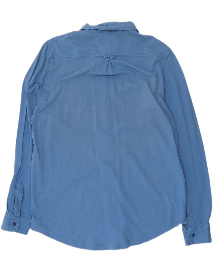 Мужская рубашка Massimo Dutti XL, синяя, хлопок